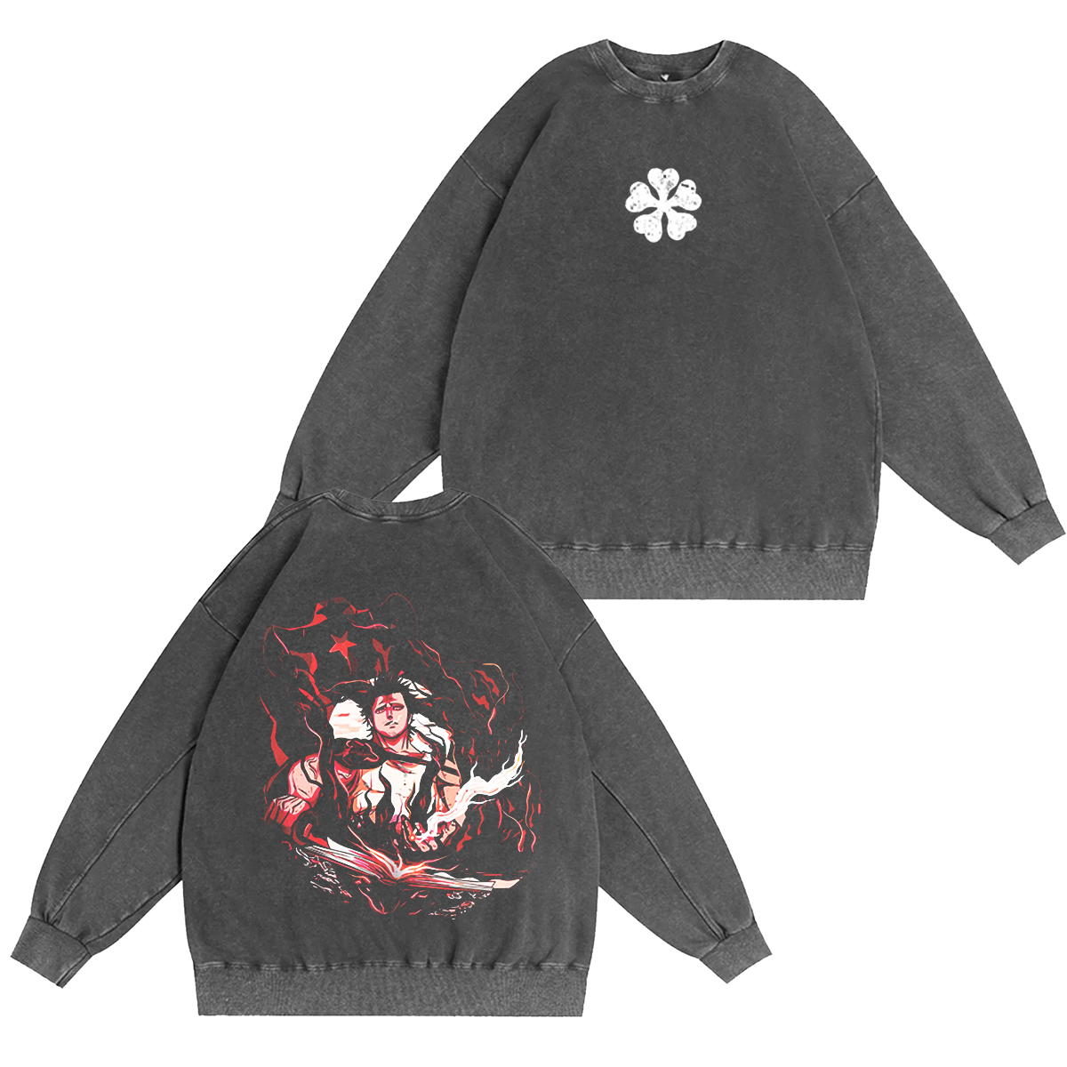 Black Clover Yami Vintage Washed T-shirt/Crewneck/Hoodie