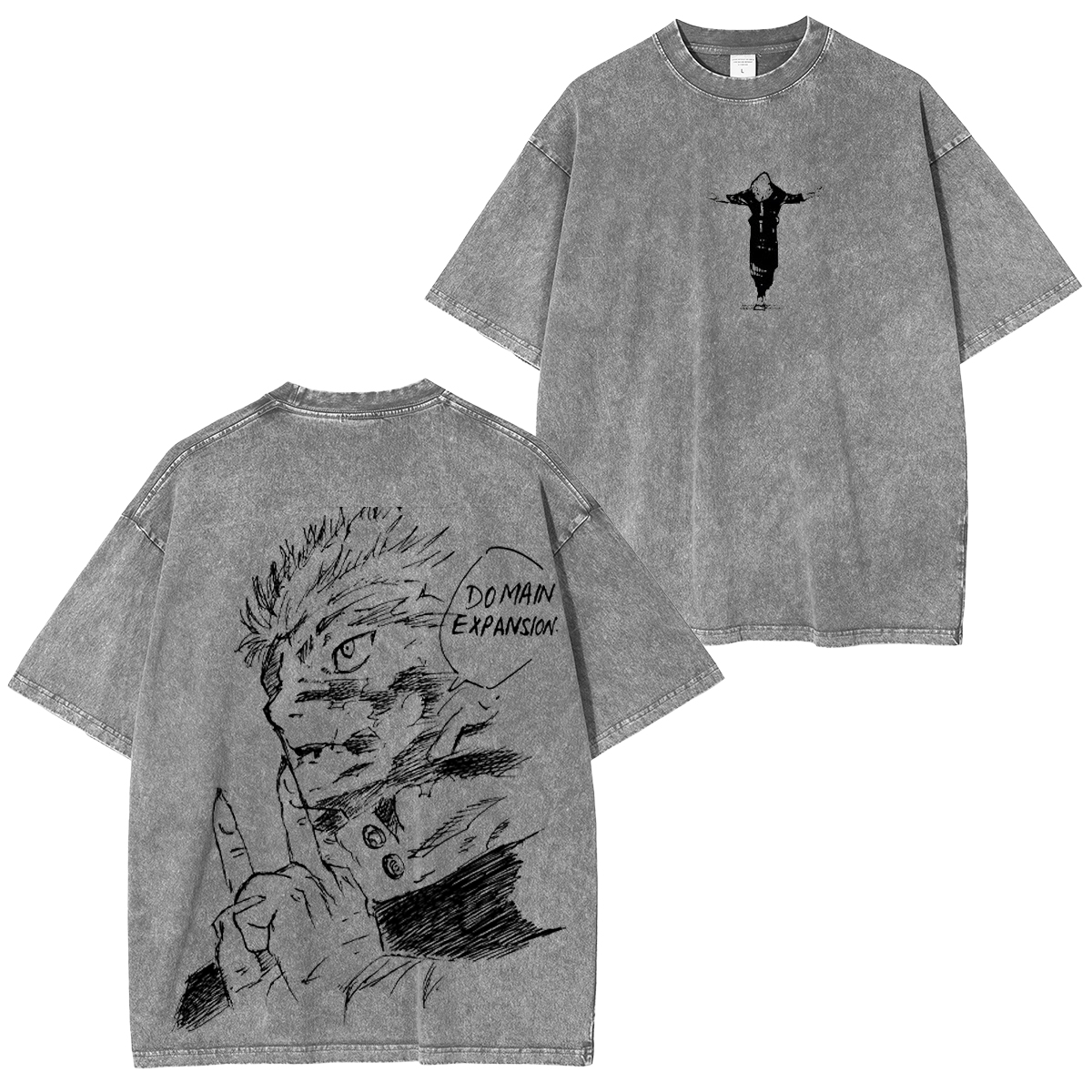 Jujutsu Kaisen Vintage Washed T-shirt/Crewneck/Hoodie