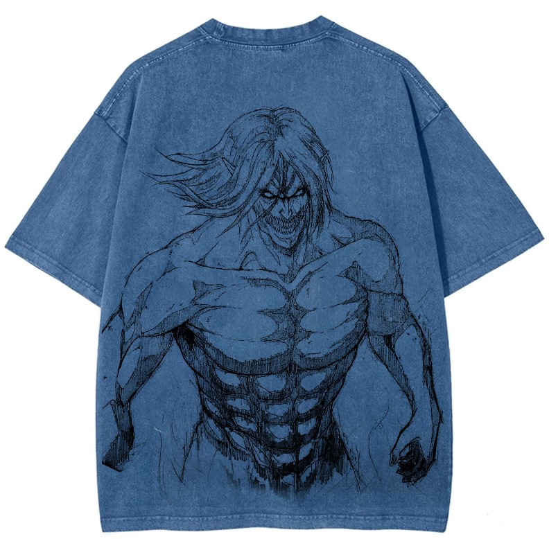 Attack on Titan Vintage Washed Unisex T-Shirt