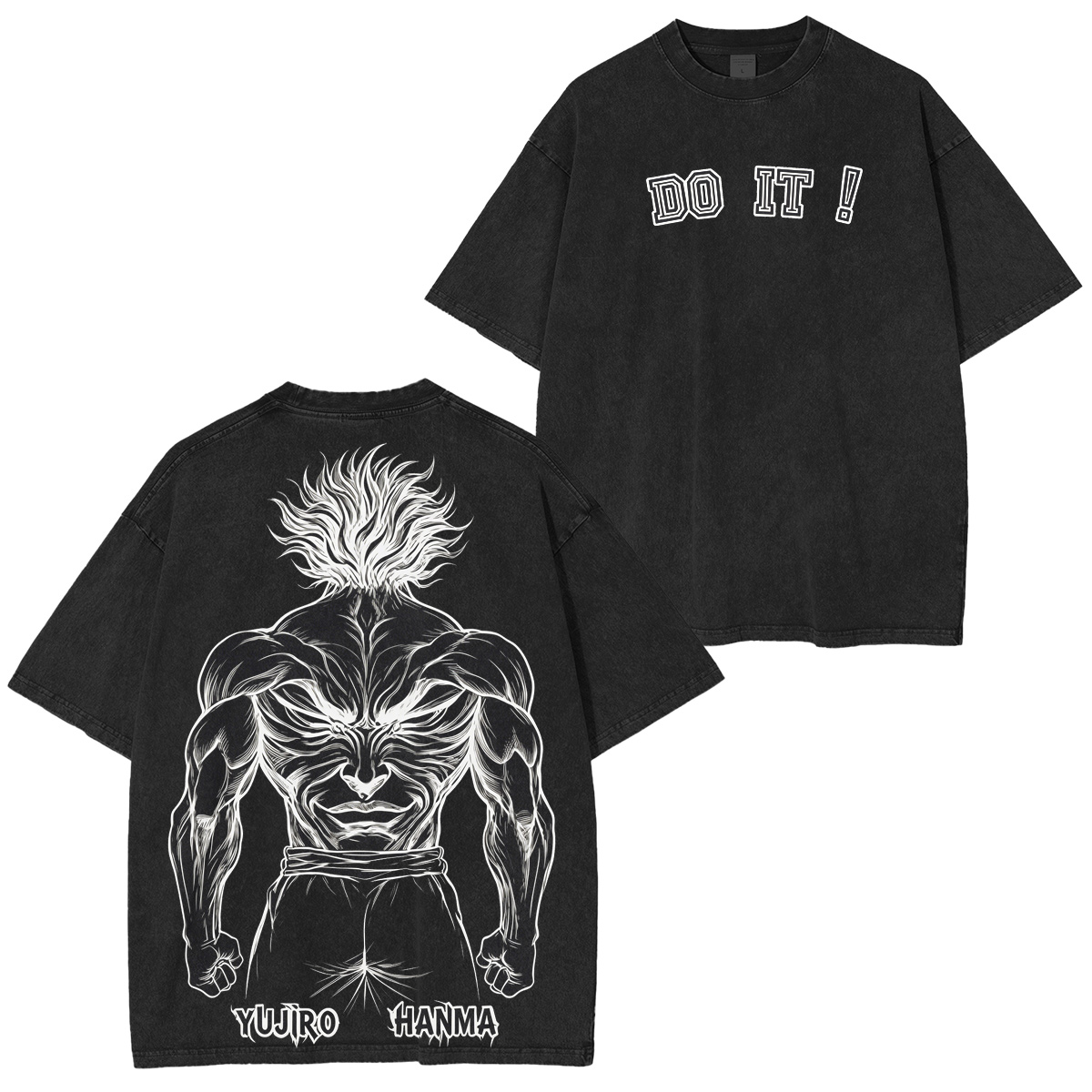 Baki the Grappler :Yujiro Hanma Vintage washed T-shirt/Crewneck/Hoodie