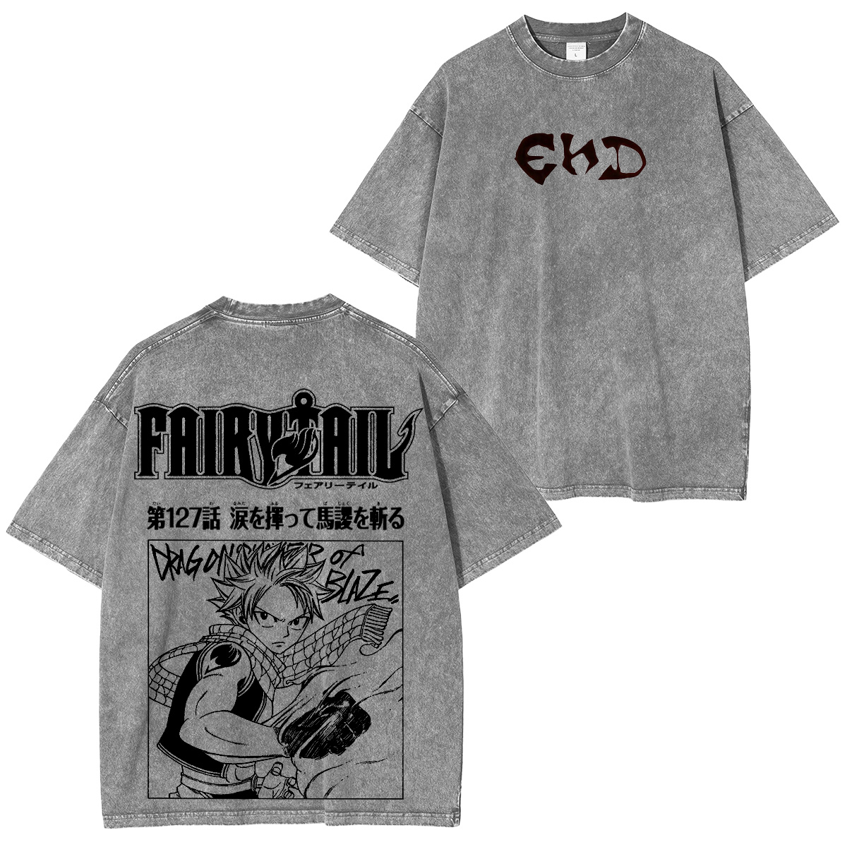 FAIRY TAIL Vintage washed T-shirt/Crewneck/Hoodie