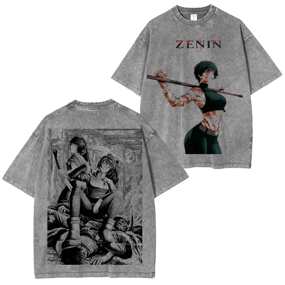 Jujutsu Kaisen Vintage Washed T-shirt/Crewneck/Hoodie