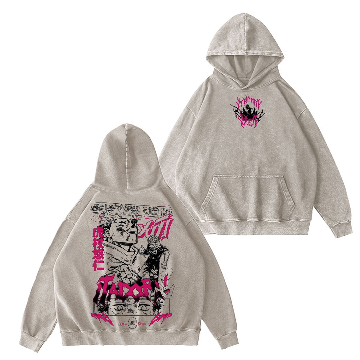 Jujutsu Kaisen Washed T-shirt/Crewneck/Hoodie