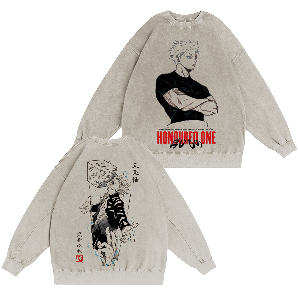 Gojo Washed T-shirt/Crewneck/Hoodie
