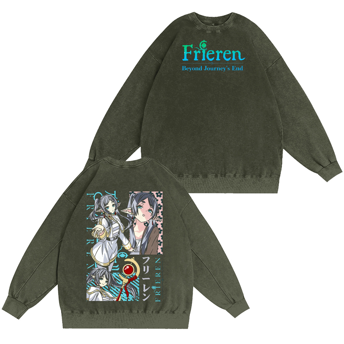Frieren Vintage Washed T-shirt/Crewneck/Hoodie