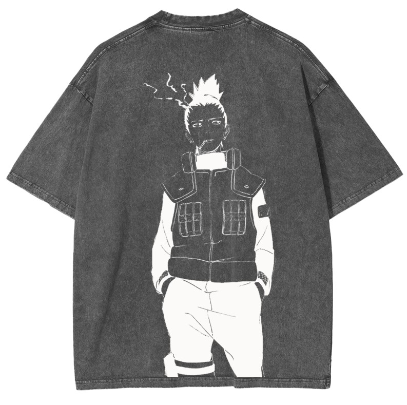 Shikamaru Nara Unisex Vintage Anime T-shirt