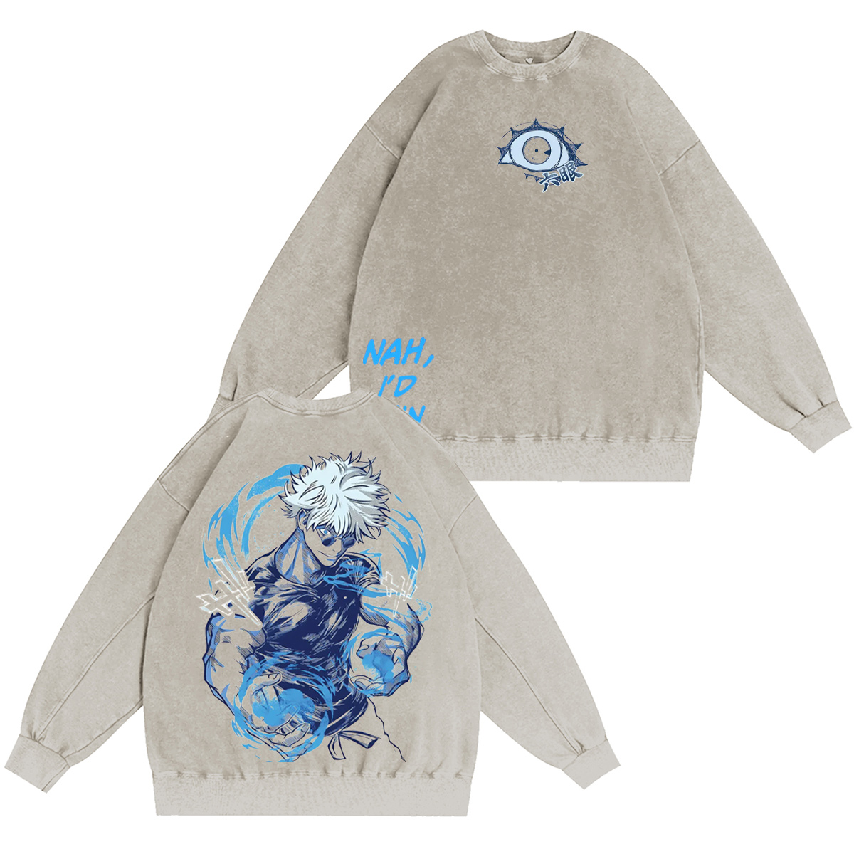 Jujutsu Kaisen Vintage Washed T-shirt/Crewneck/Hoodie