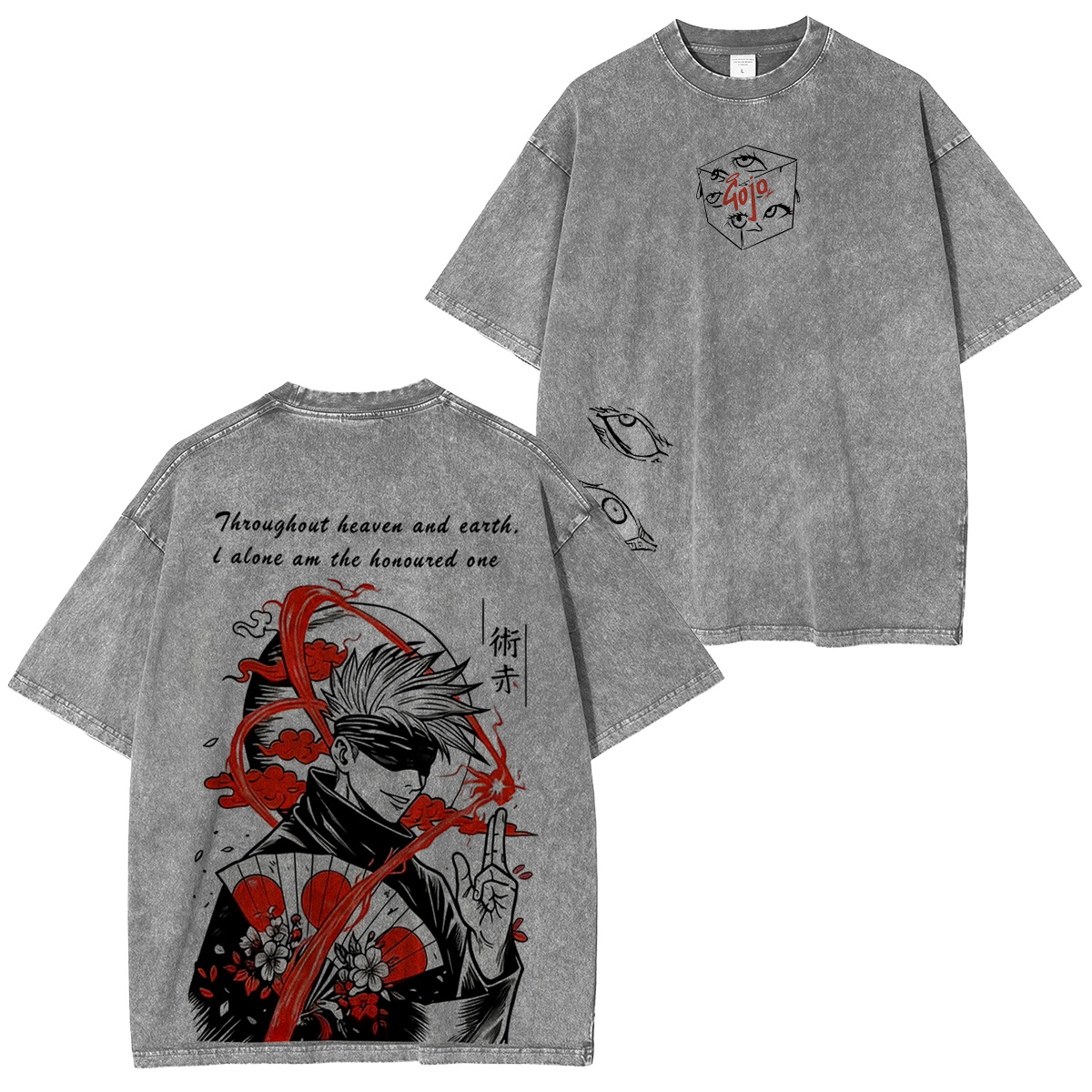 Jujutsu Kaisen :Satoru Gojo Vintage washed T-shirt/Crewneck/Hoodie