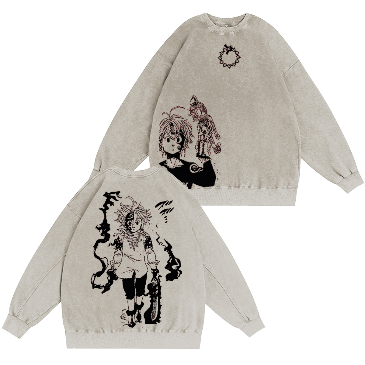 The Seven Deadly Sins Vintage Washed T-shirt/Crewneck/Hoodie