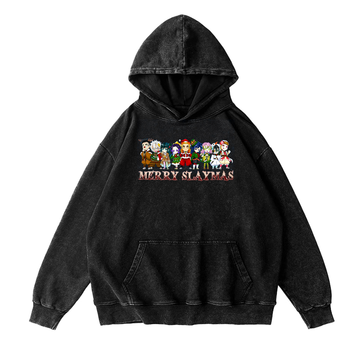 Merry Slaymas Christmas Vintage Washed T-shirt/Crewneck/Hoodie