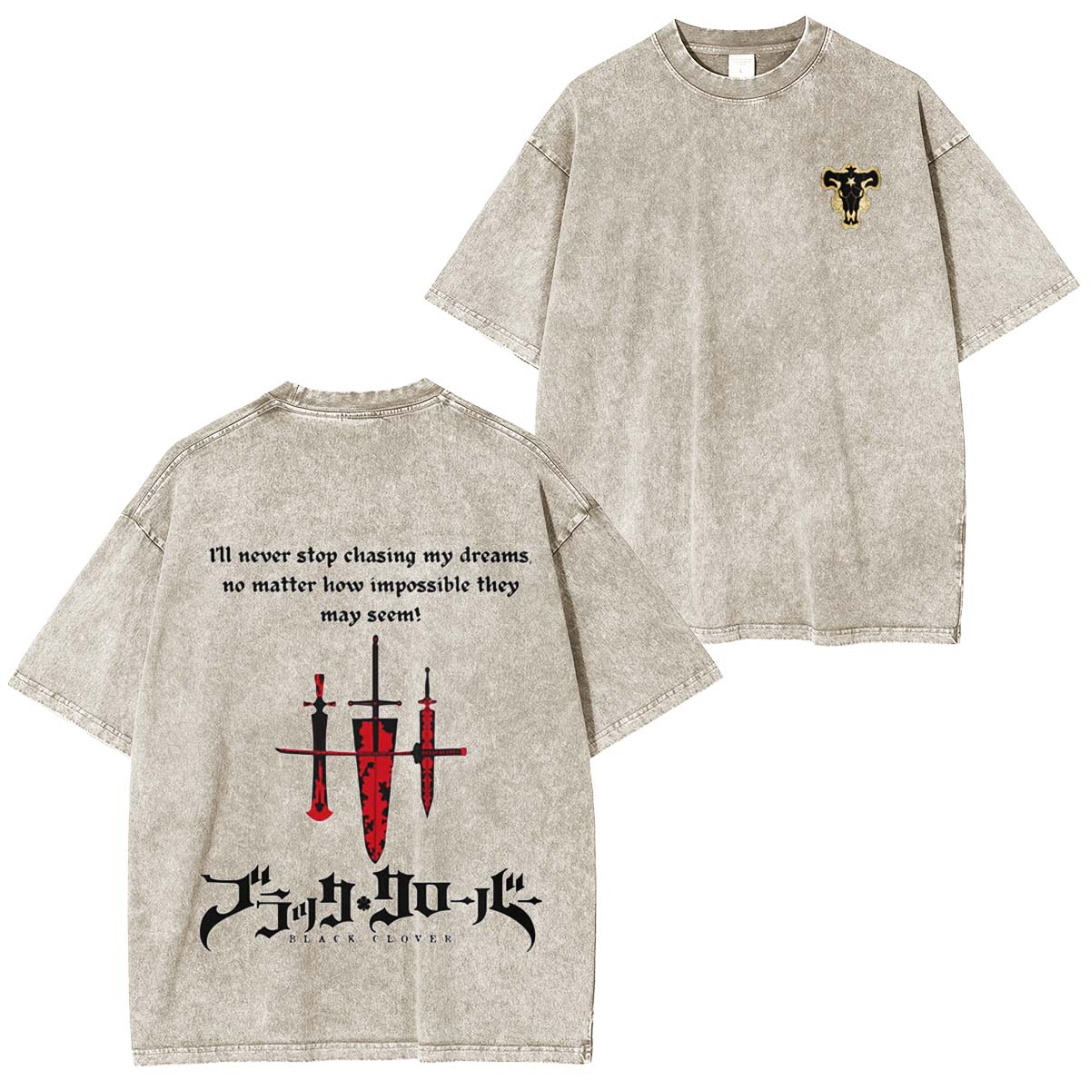 Black Clover Black Bulls Asta Black Clover T-shirt