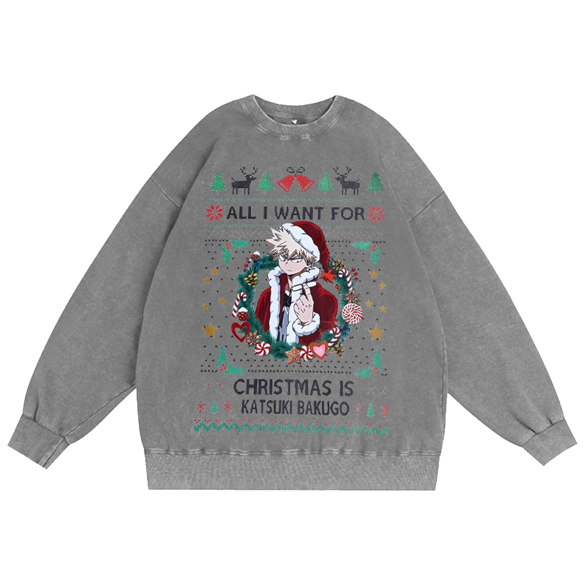 My Hero Academia Vintage Washed T-shirt/Crewneck/Hoodie