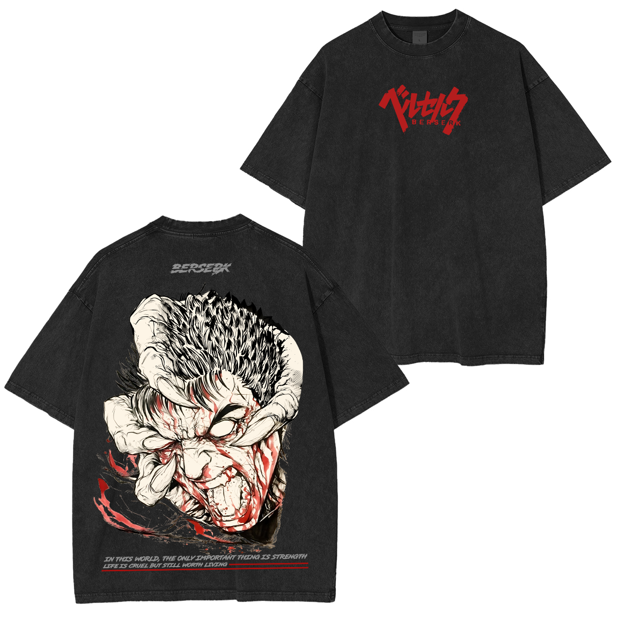 Berserk Washed T-shirt/Crewneck/Hoodie