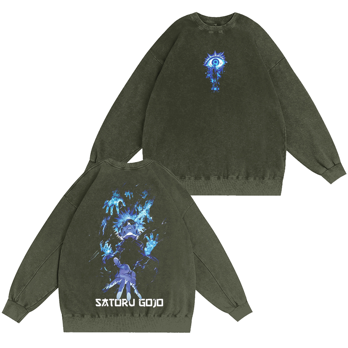 Jujutsu Kaisen Satoru Gojo Vintage Washed T-shirt/Crewneck/Hoodie