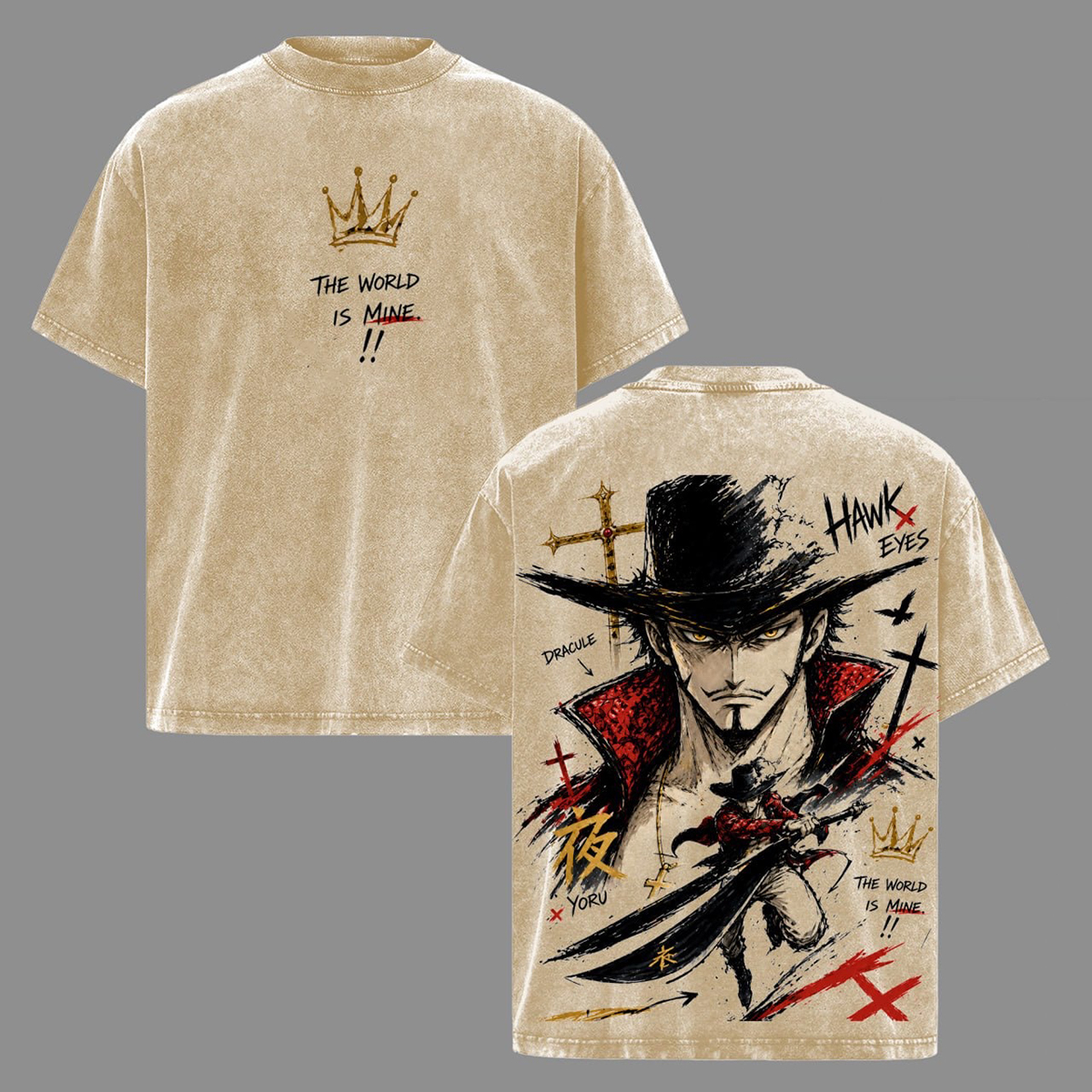 One Piece Anime Washed T-shirt/Crewneck/Hoodie