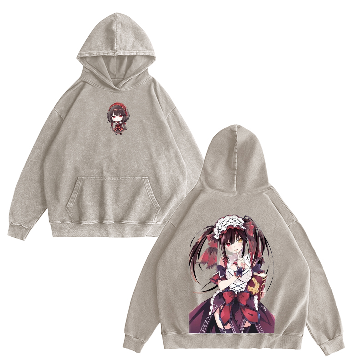 Date A Live Anime Vintage Washed T-shirt/Crewneck/Hoodie
