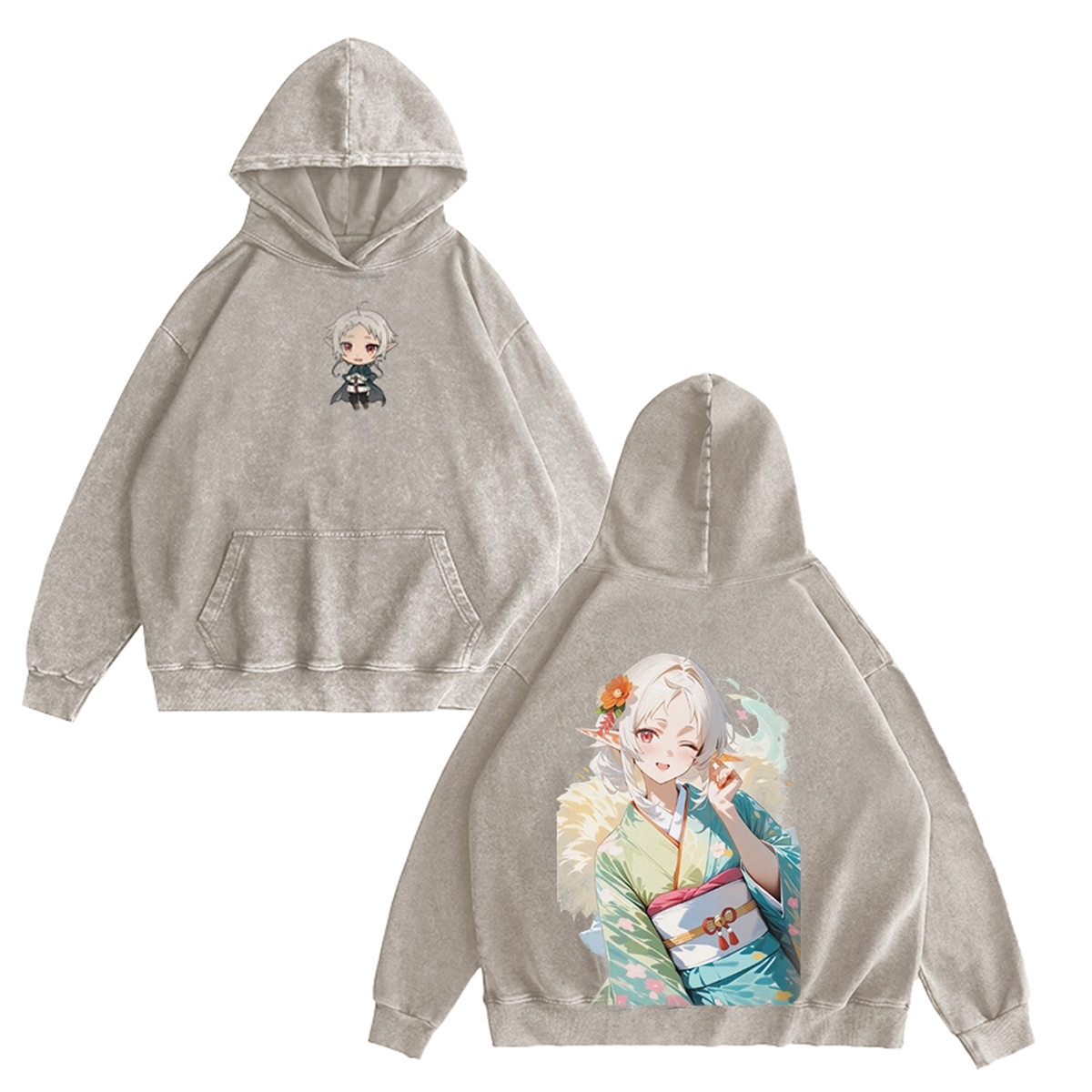 Mushoku Tensei: Jobless Reincarnation Anime Vintage Washed T-shirt/Crewneck/Hoodie