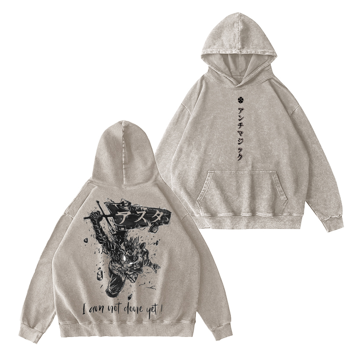 Black Clover Washed T-shirt/Crewneck/Hoodie