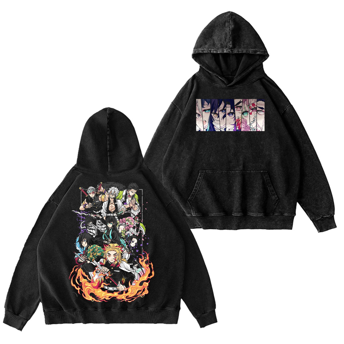 Hashira Demon Slayer Washed T-shirt/Crewneck/Hoodie