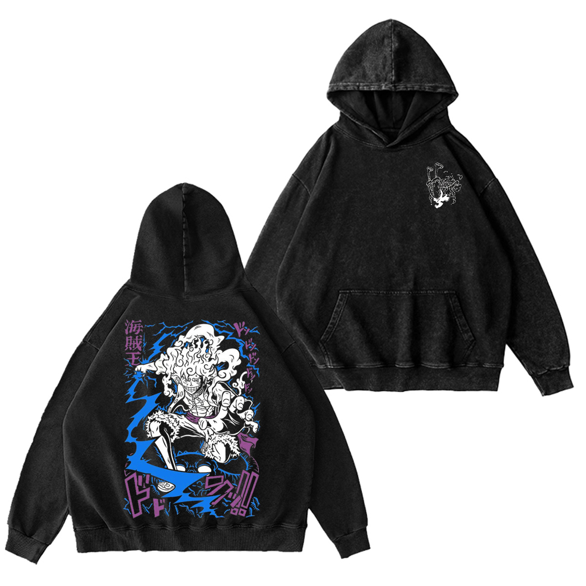 Luffy One Piece Washed T-shirt/Crewneck/Hoodie