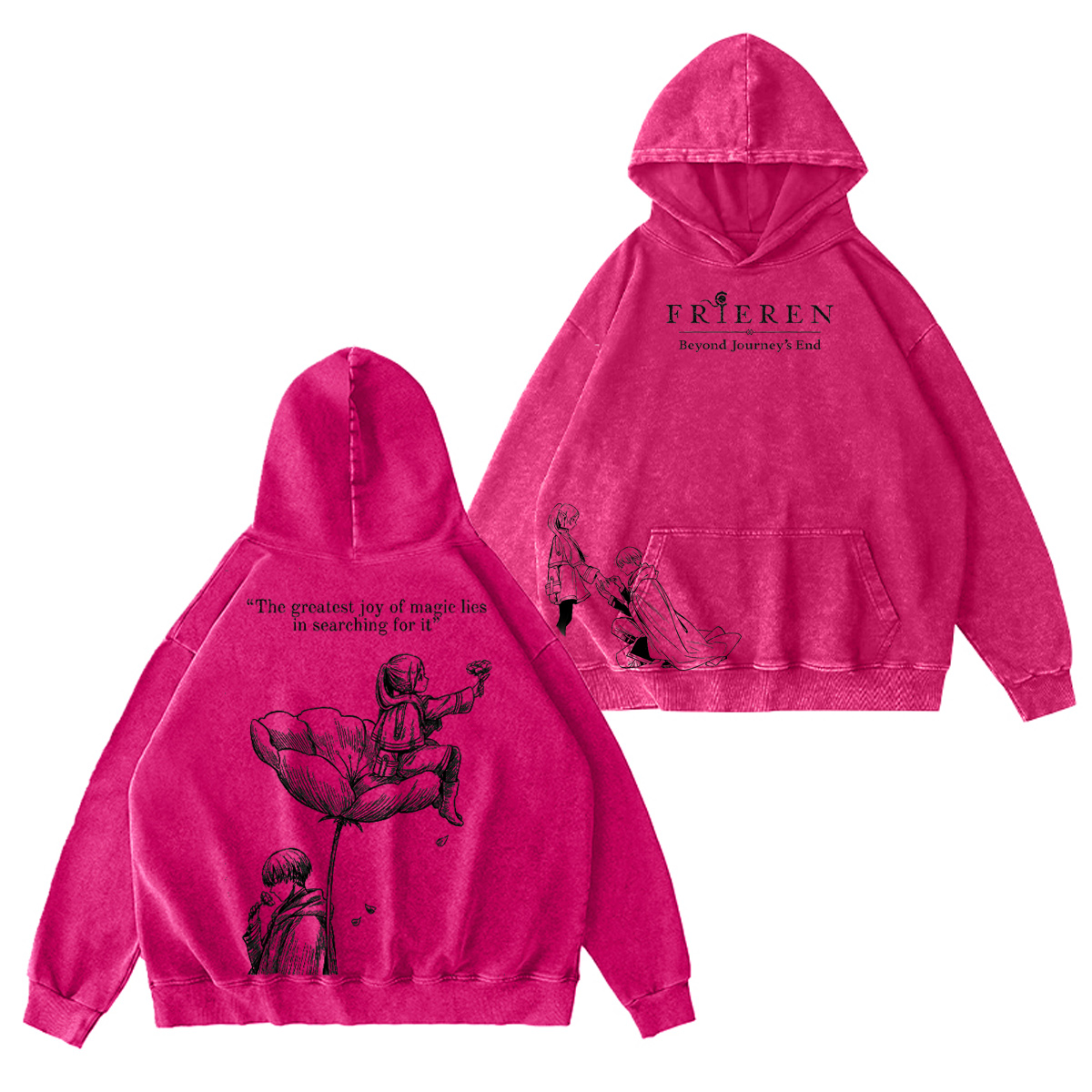 Frieren: Beyond Journey's End Washed T-shirt/Crewneck/Hoodie