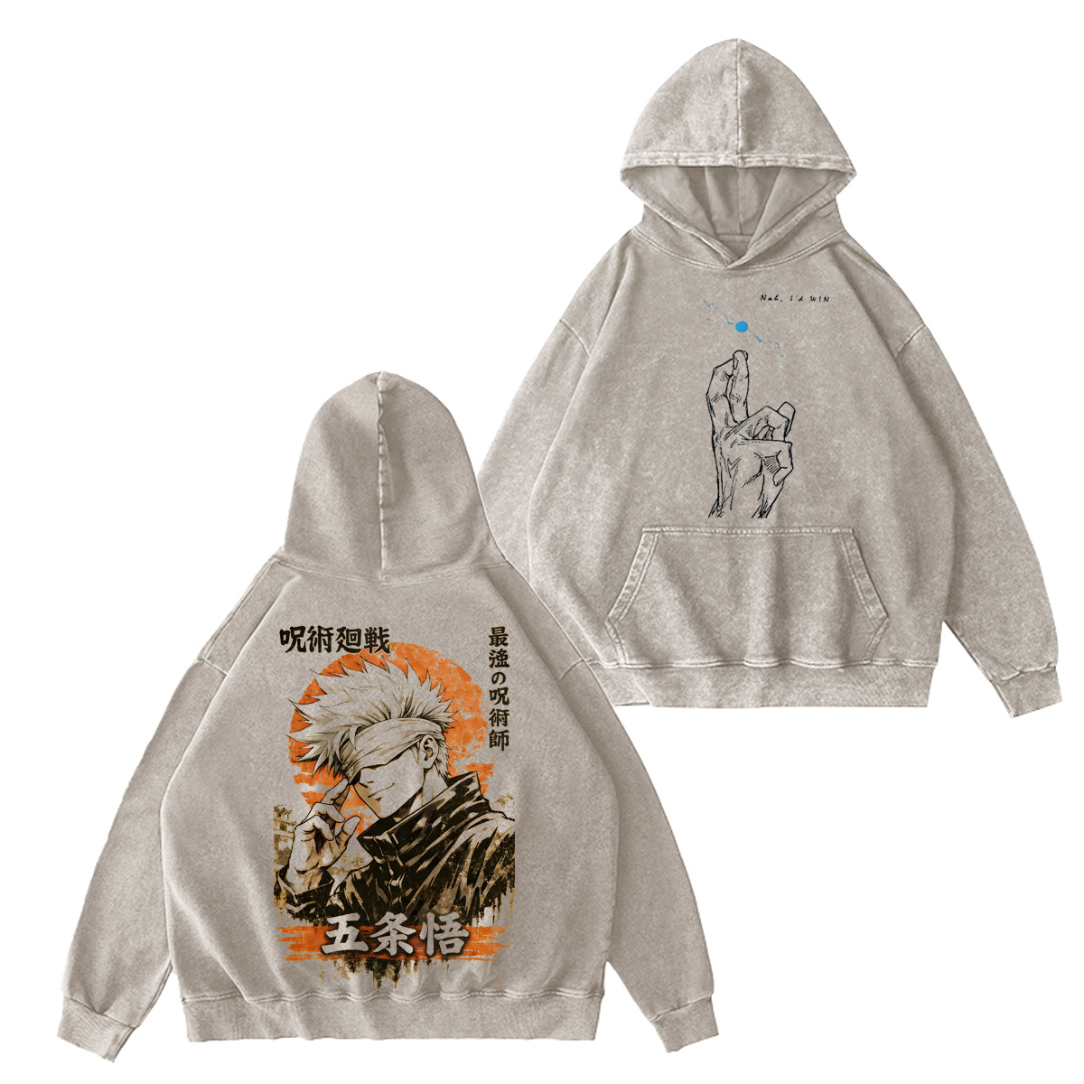 Jujutsu Kaisen Washed T-shirt/Crewneck/Hoodie