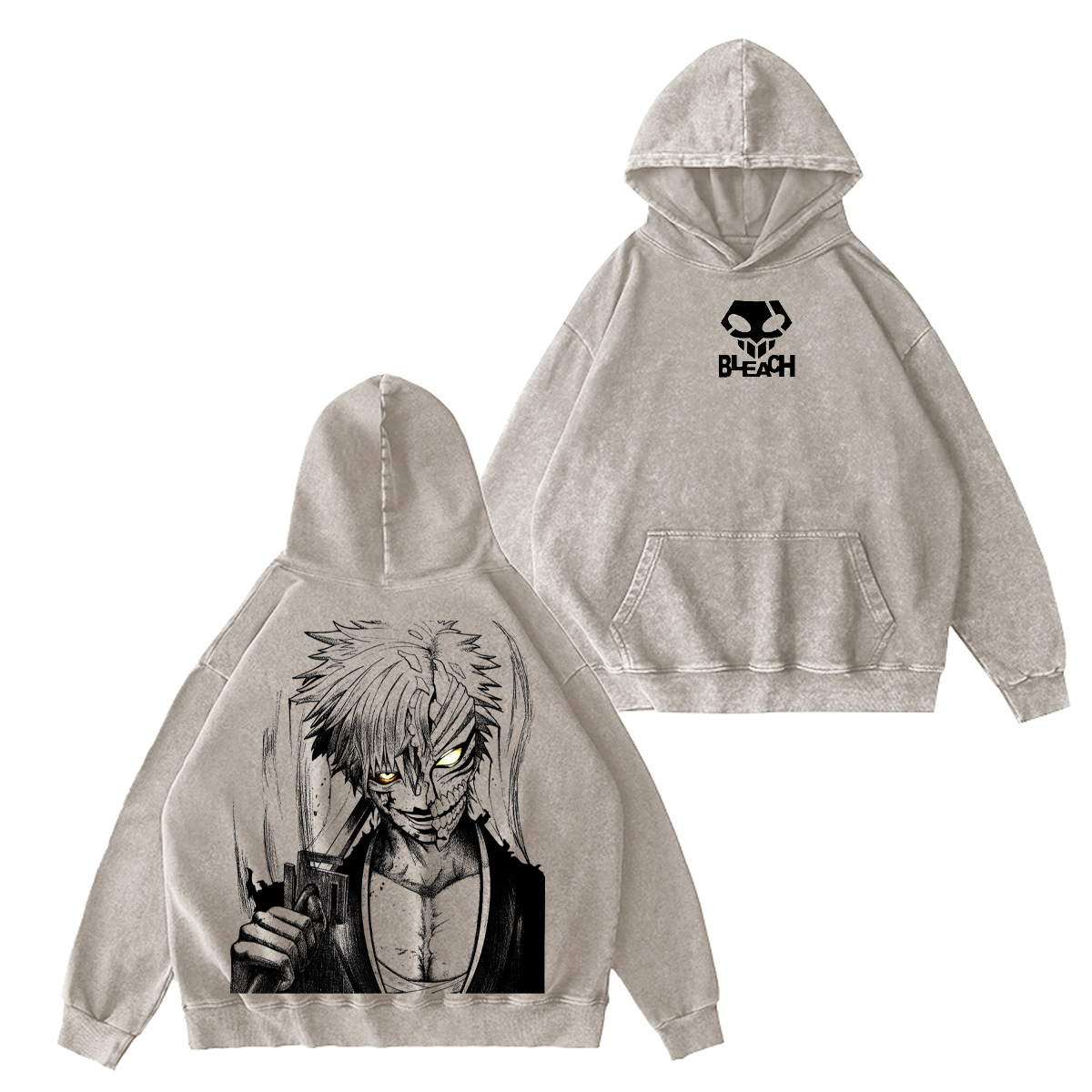 Bleach Washed T-shirt/Crewneck/Hoodie