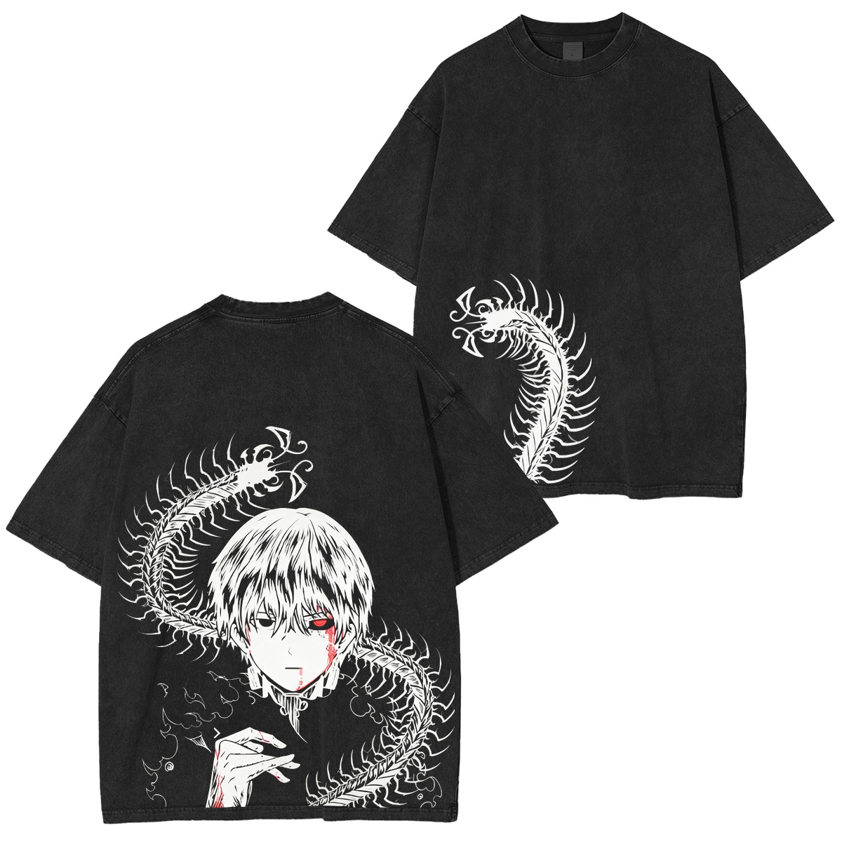 Tokyo Ghou :Ken Kaneki Vintage washed T-shirt/Crewneck/Hoodie