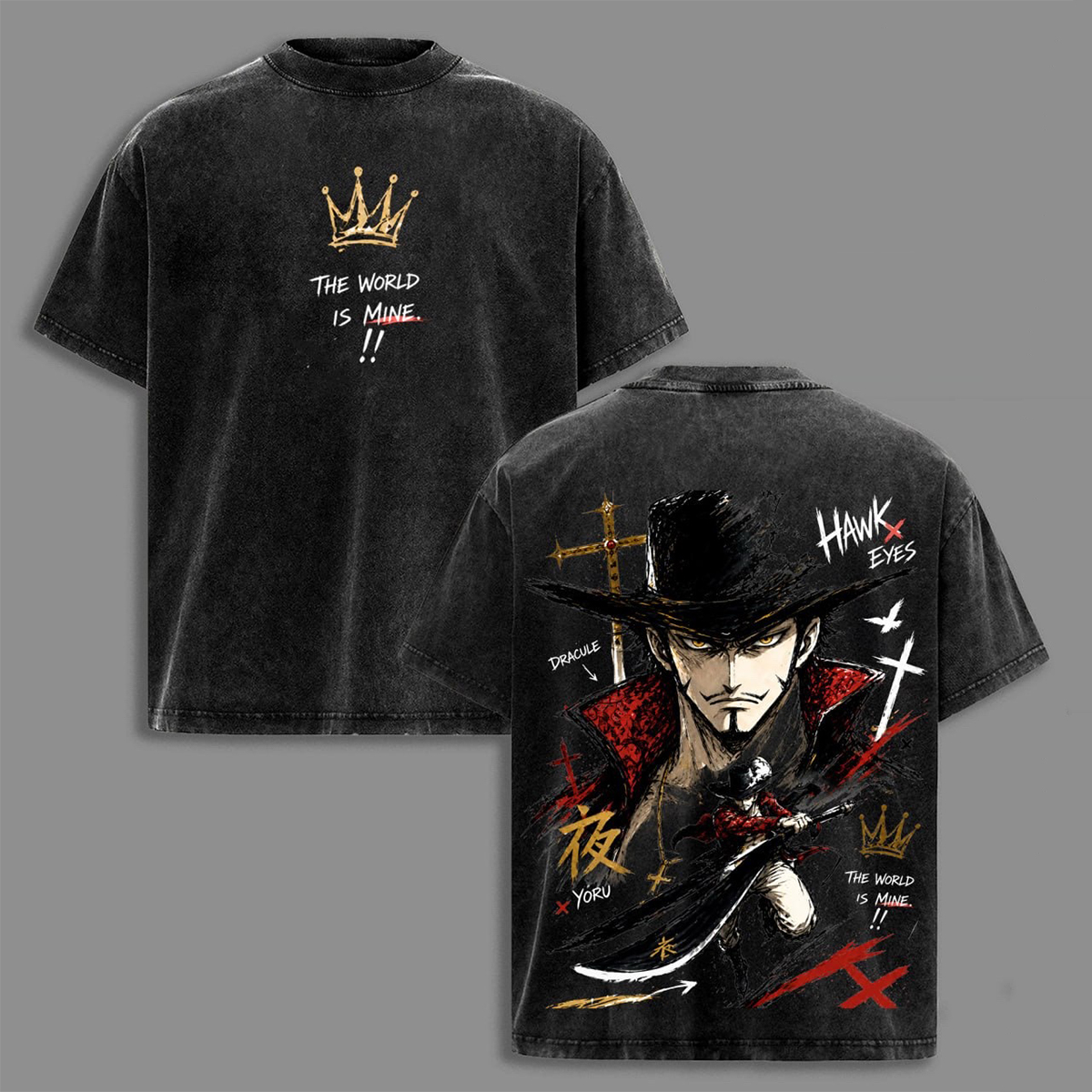 One Piece Anime Washed T-shirt/Crewneck/Hoodie