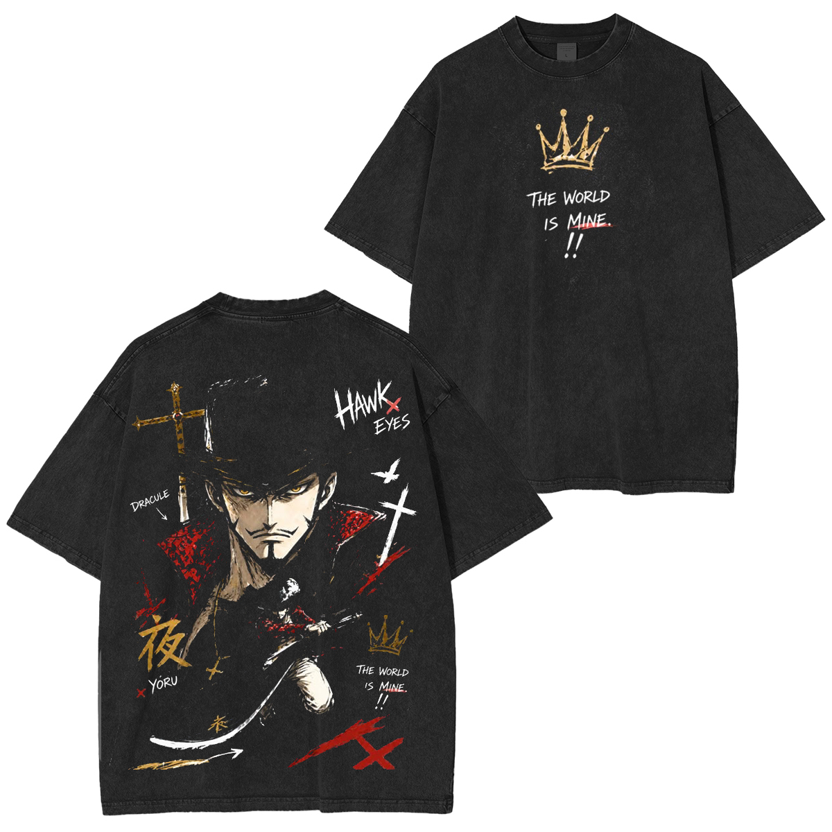 One Piece Anime Washed T-shirt/Crewneck/Hoodie