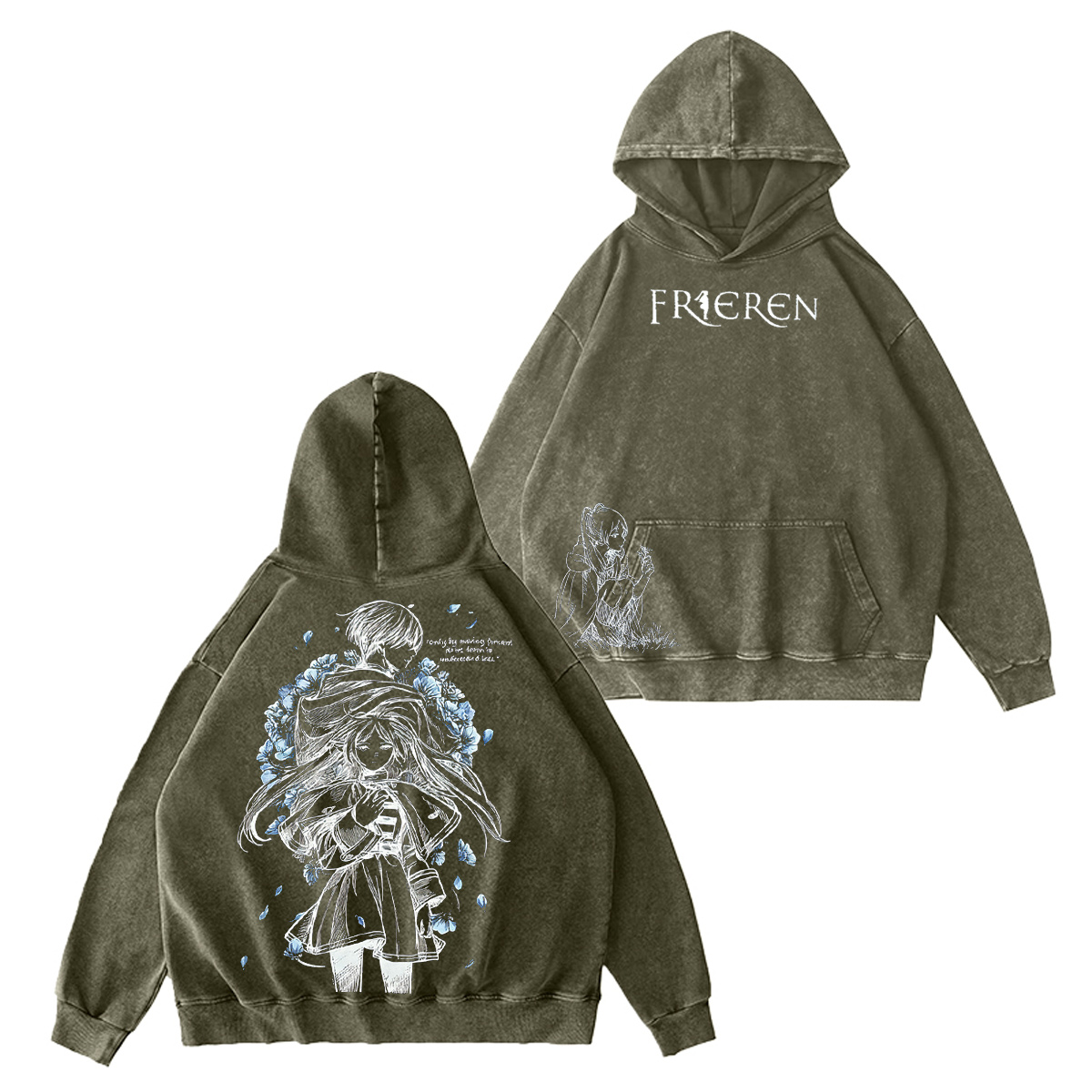 Frieren: Beyond Journey's End Washed T-shirt/Crewneck/Hoodie