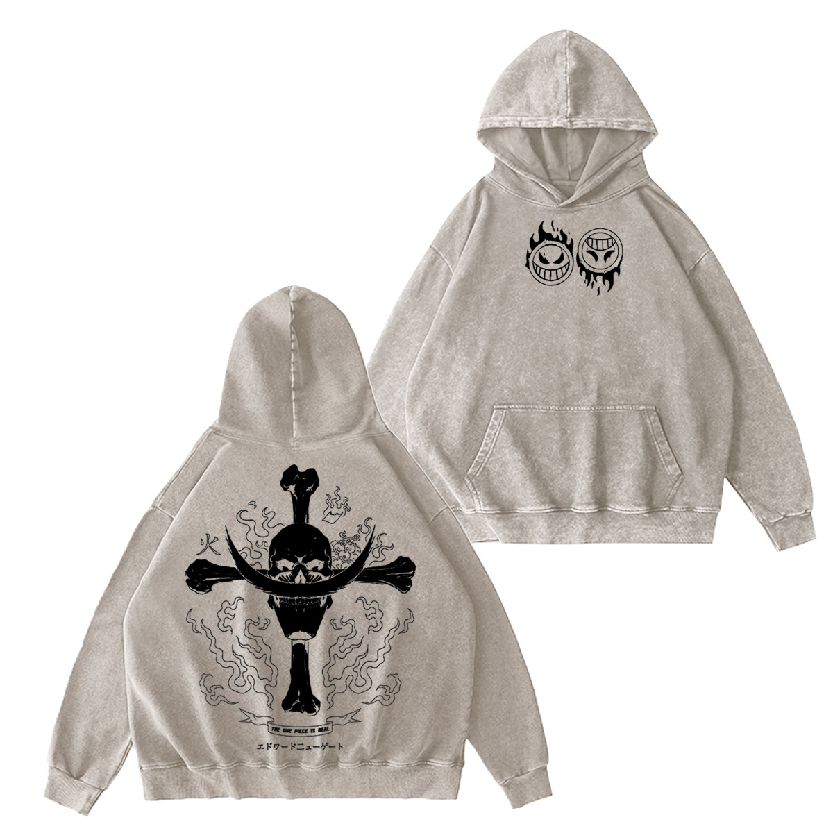 One Piece Washed T-shirt/Crewneck/Hoodie