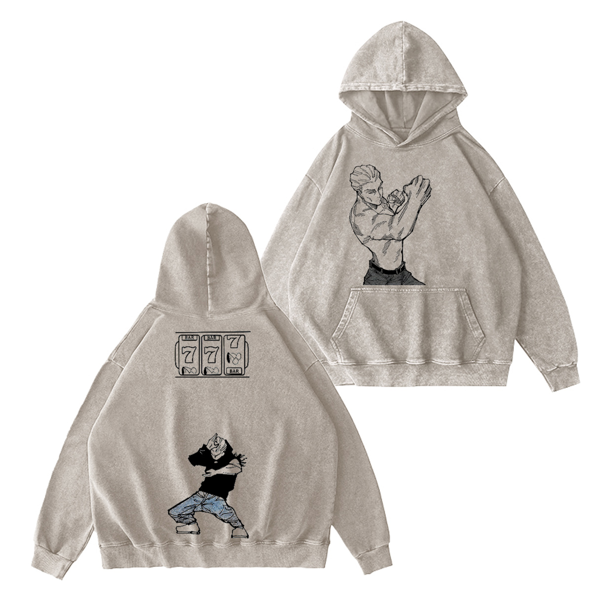 Hakari Kinji Jujutsu Kaisen Washed T-shirt/Crewneck/Hoodie