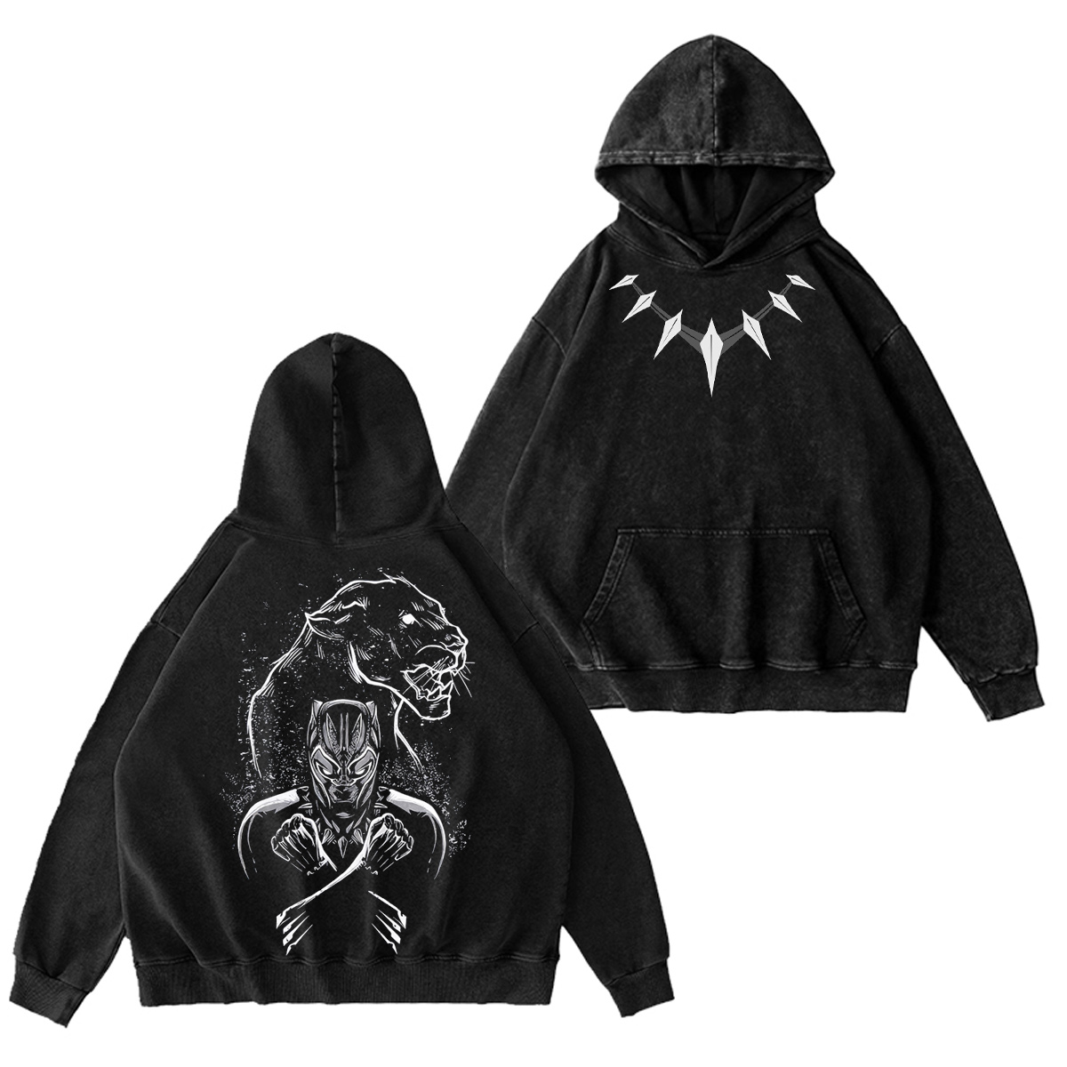Black Panther Washed T-shirt/Crewneck/Hoodie