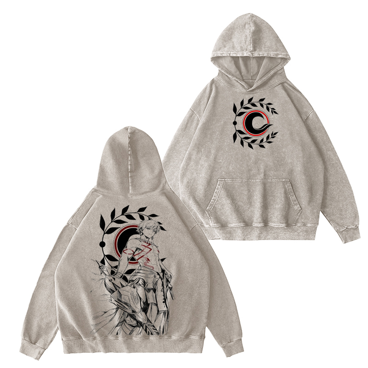 Asta Black Clover Washed T-shirt/Crewneck/Hoodie