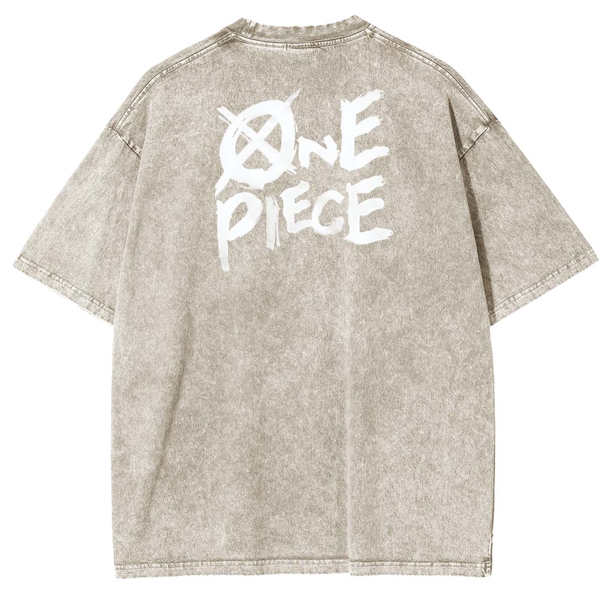 Nico Robin x One Piece Anime Double Printed Vintage Washed Tee