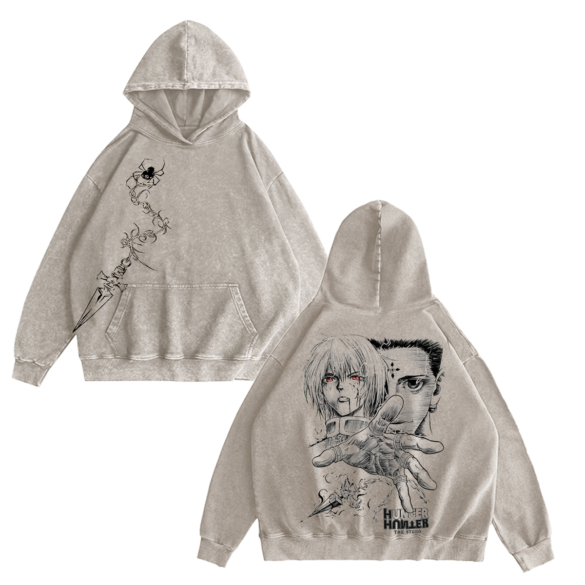 Hunter X Hunter Anime Washed T-shirt/Crewneck/Hoodie