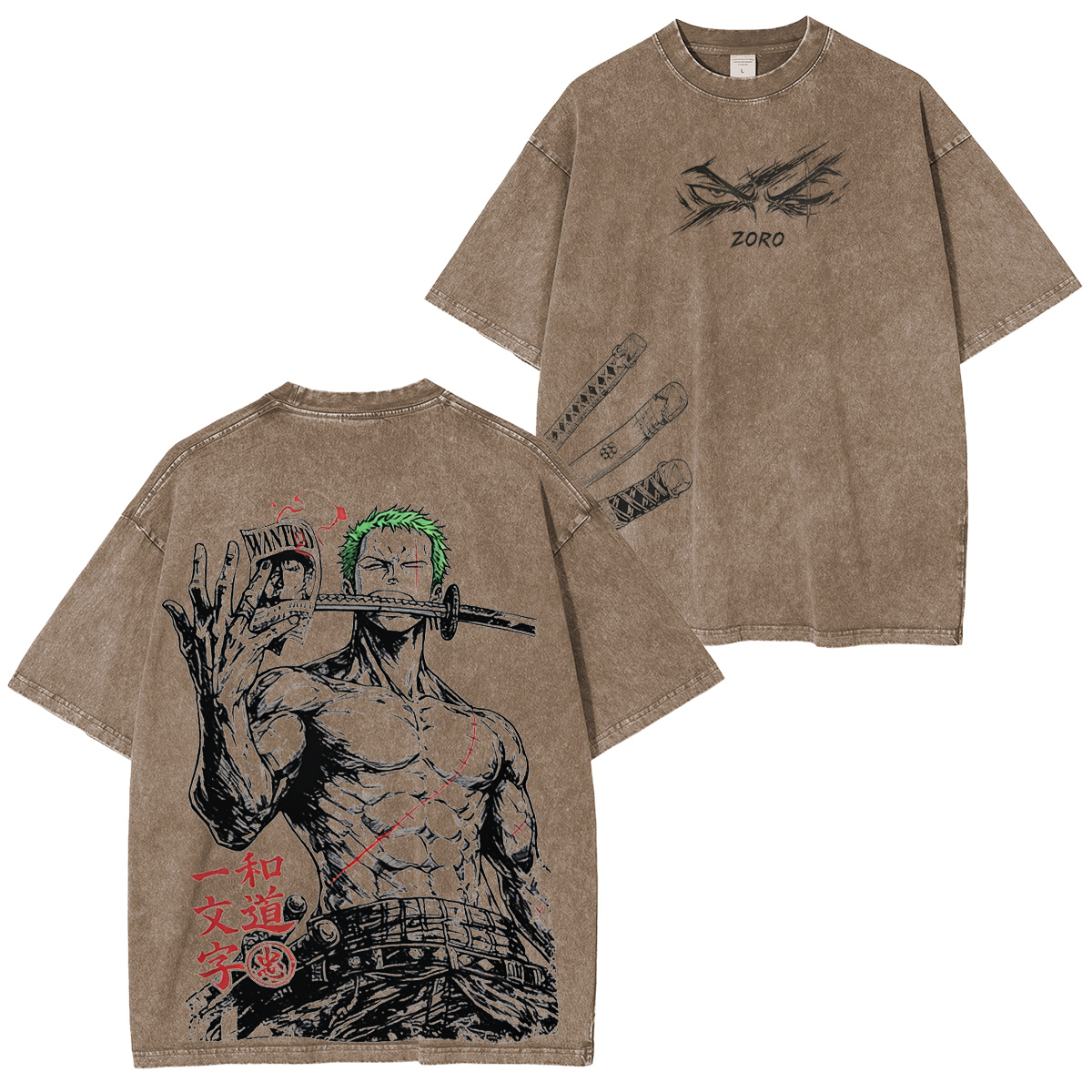 One Piece Washed T-shirt/Crewneck/Hoodie