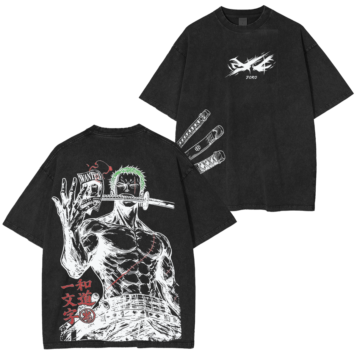 One Piece Washed T-shirt/Crewneck/Hoodie