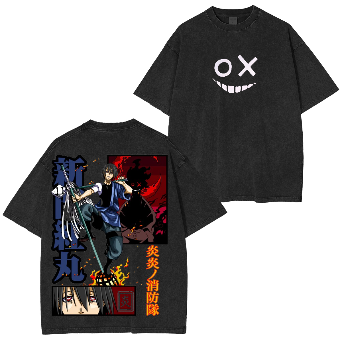 Fire Force Company 7 Unisex Washed T-Shirt