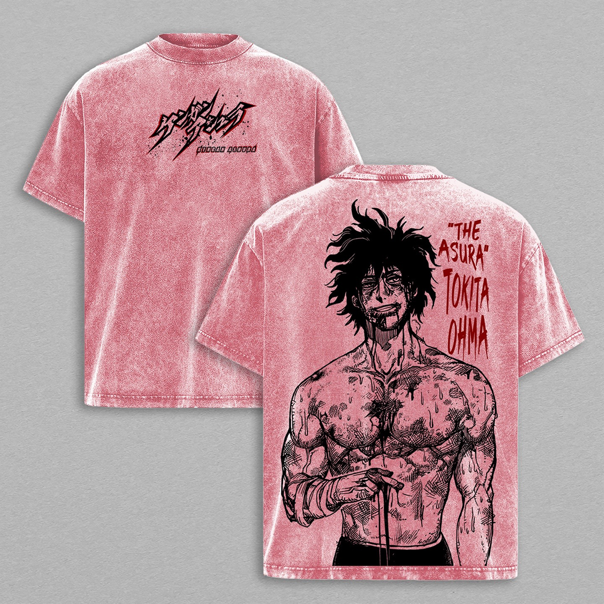 Kengan Ashura Washed T-shirt/Crewneck/Hoodie