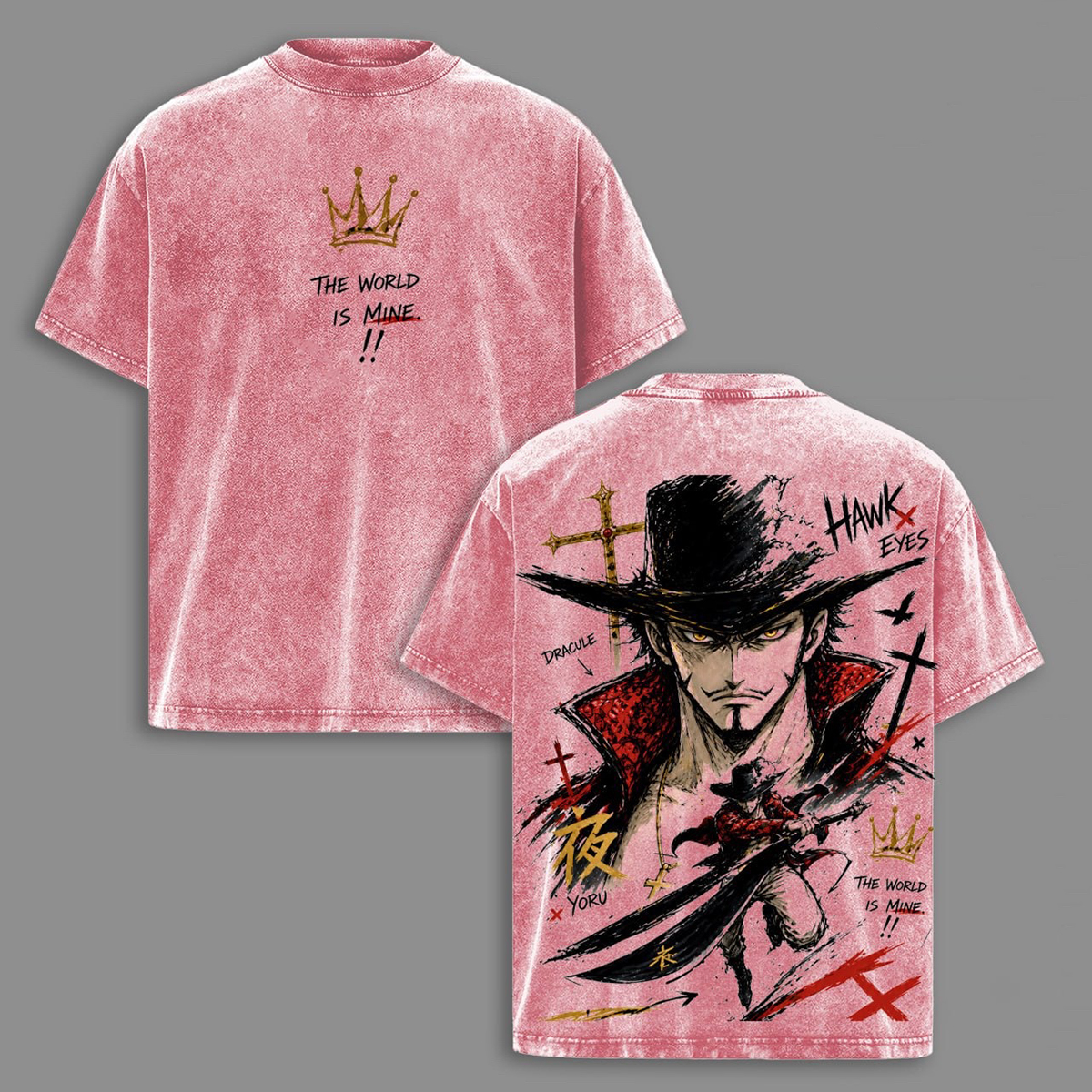 One Piece Anime Washed T-shirt/Crewneck/Hoodie