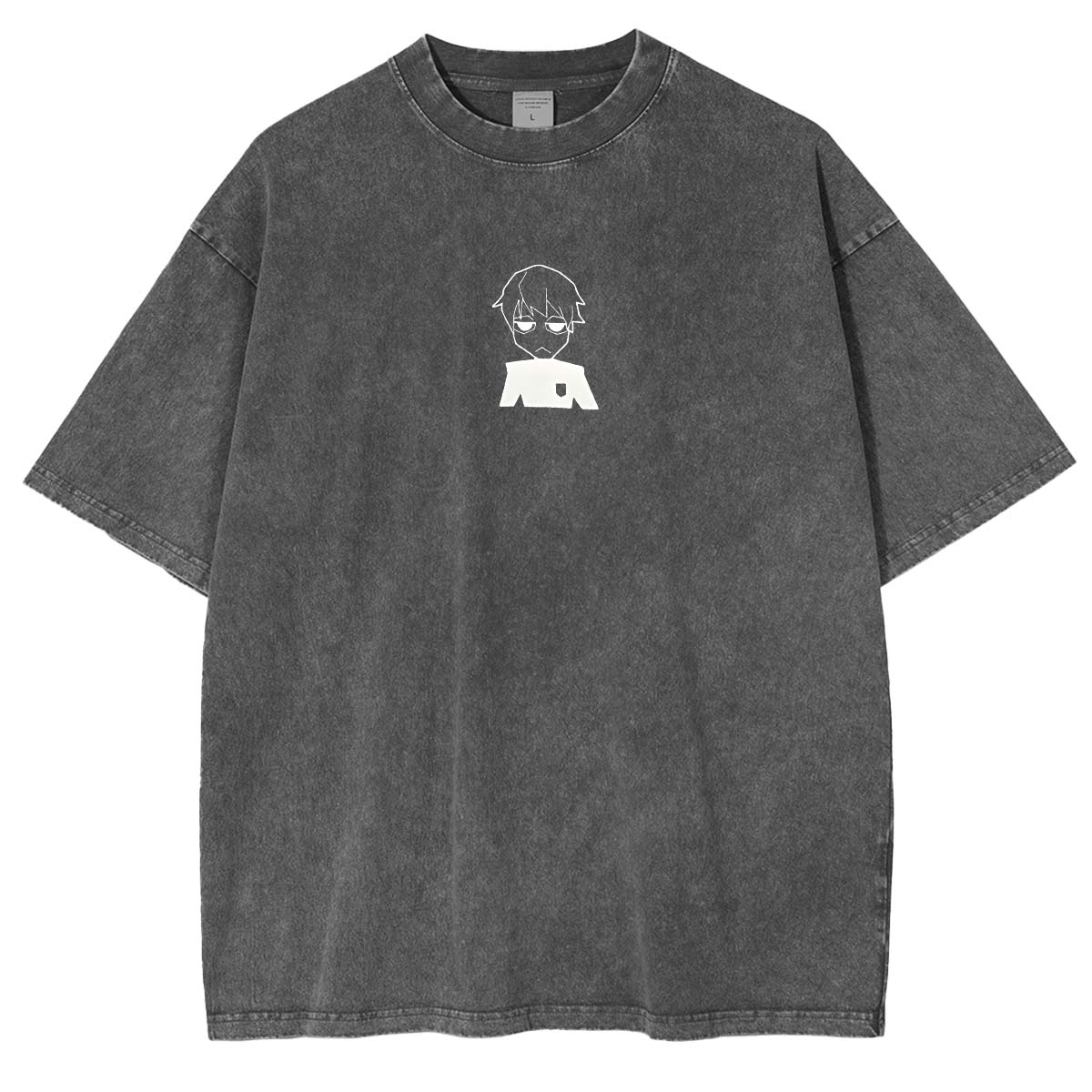 Blue Lock Striker Anime Double Printed Washed TeeStriker Anime Double Printed Washed Tee