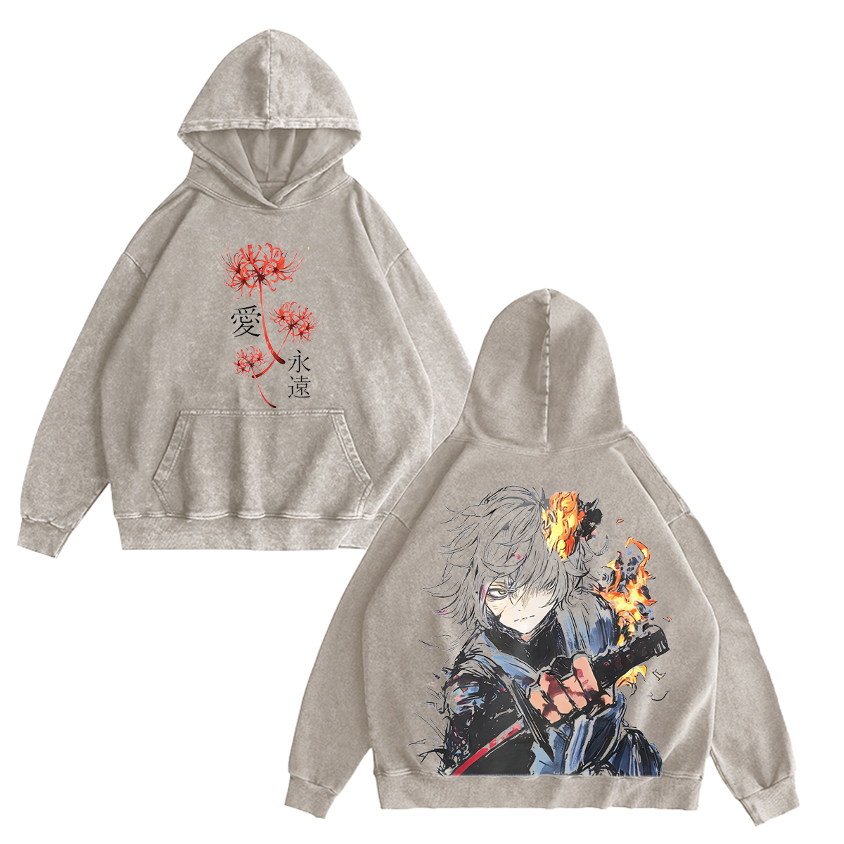 Hell's Paradise: Jigokuraku Vintage Washed T-shirt/Crewneck/Hoodie
