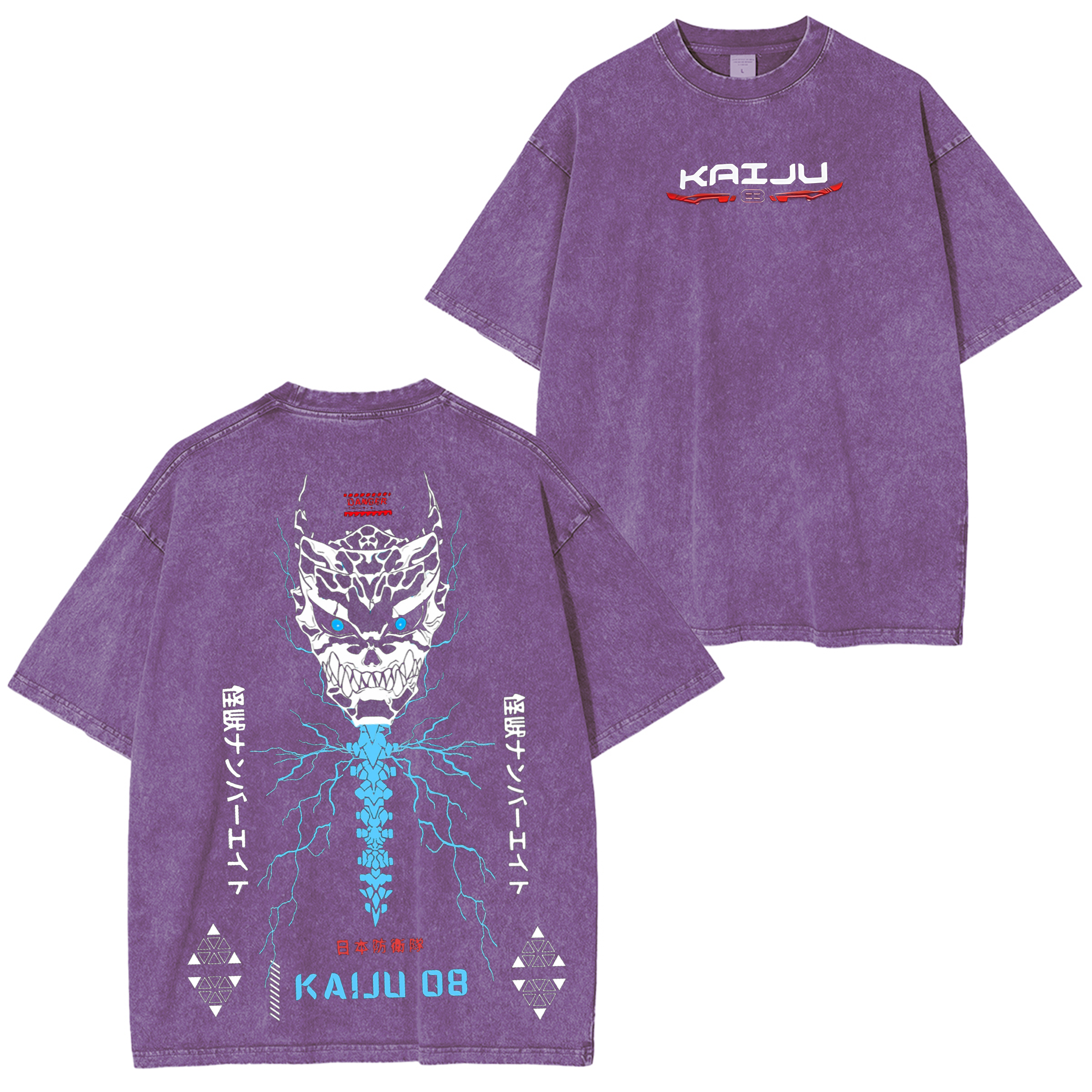 Kaiju No. 8 Oversize Vintage Washed T-Shirt