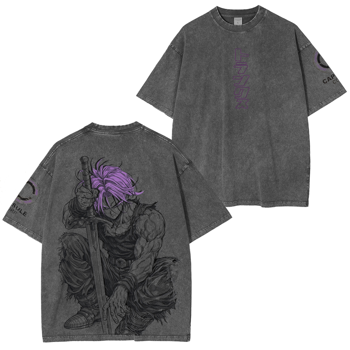 Akaza,Demon Slayer Vintage Tee