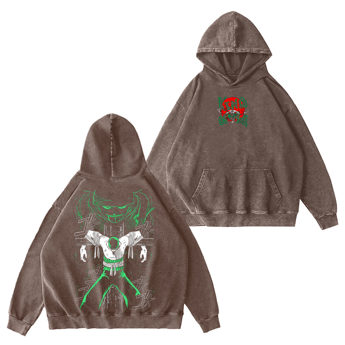Roronoa Zoro One Piece Washed T-shirt/Crewneck/Hoodie