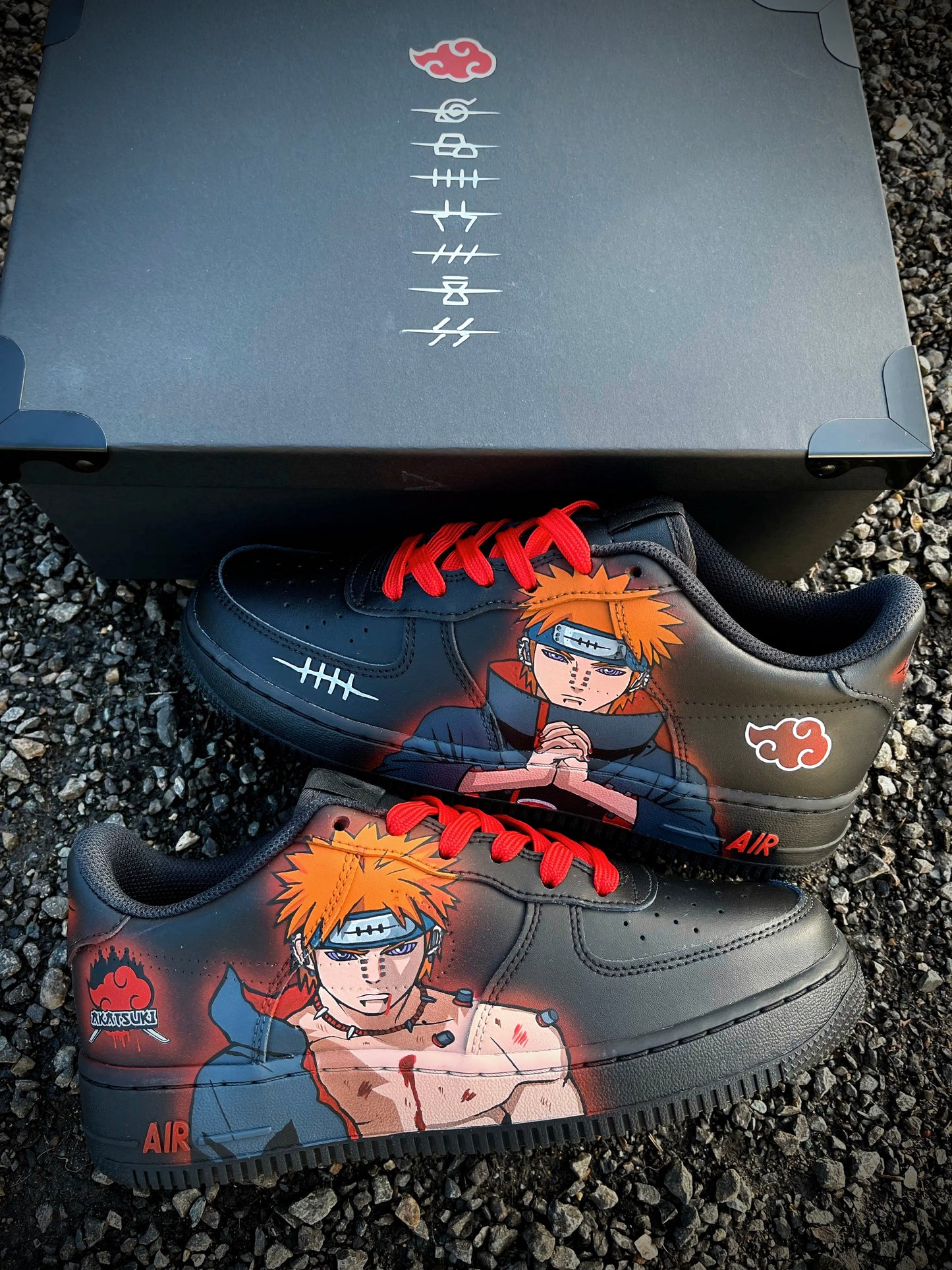 Naruto Pain Akatsuki AirObito 1 Anime Shoes