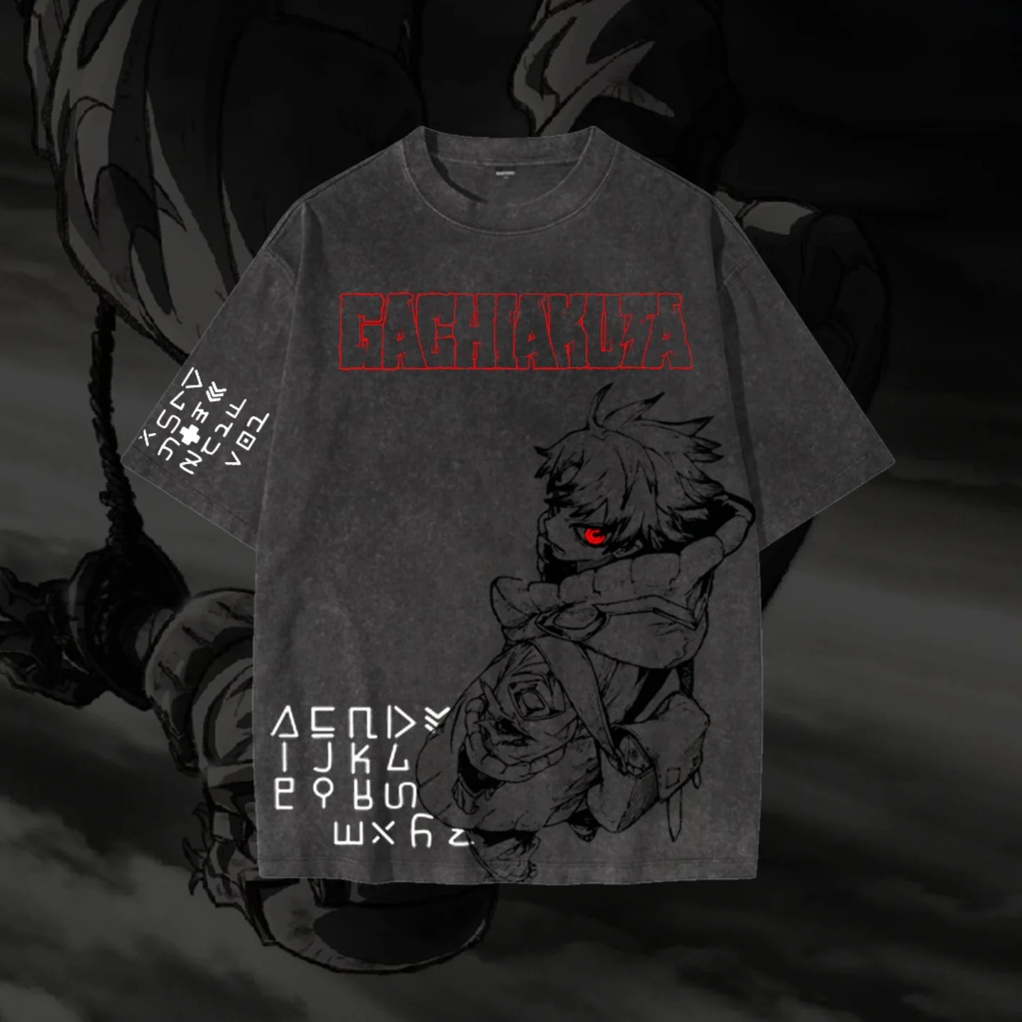 Attack on Titan Anime Unisex Washed T-Shirt