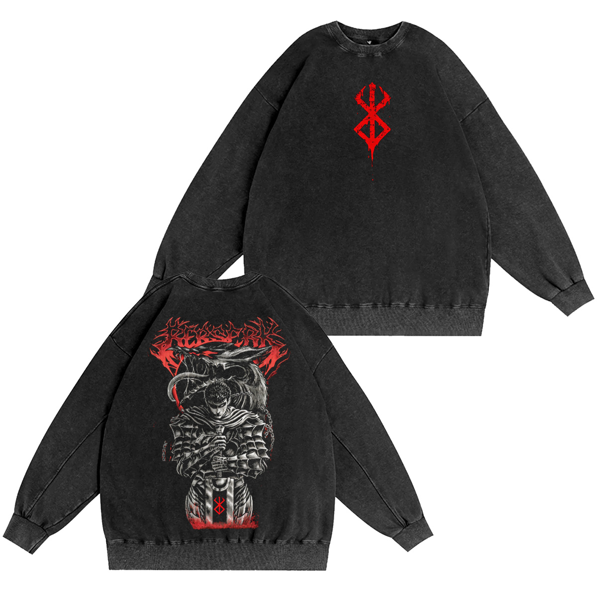 Guts Berserk Washed T-shirt/Crewneck/Hoodie